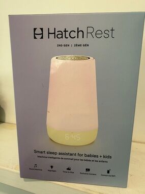 Hatch Rest 2nd Gen Smart Sleep Assistant - Pink & Pale Yellow